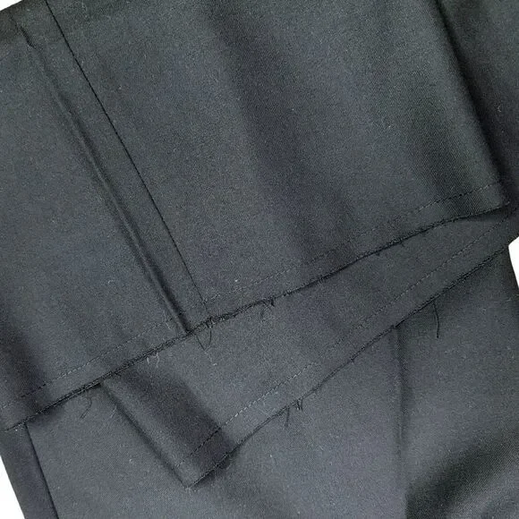 C2H4 Filtered Reality Folded Waist Tailored Trouser R002-056 - Sz Large - Black